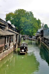 江南水乡小船悠悠