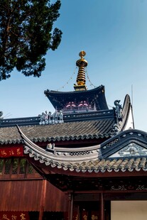 中式古建筑屋顶景观