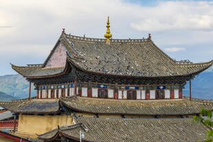 中式古建筑屋顶景观