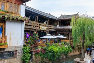 江南水乡古街美景