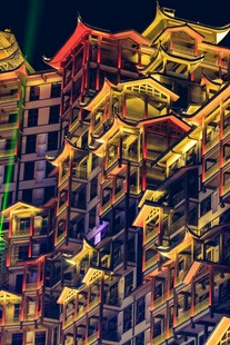 梦幻中式古建筑风景