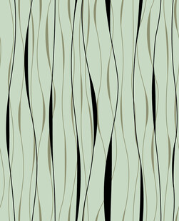 浅绿色条纹波浪纹理图案