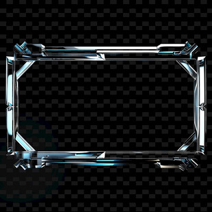 科技感金属边框