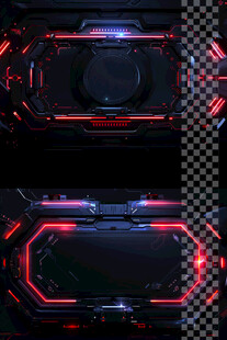 炫酷科技风电子设备边框