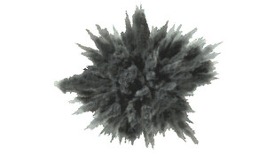 爆炸烟雾免抠素材