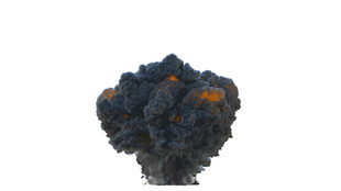 爆炸烟雾免抠素材
