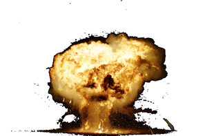 烧焦燃烧的物体素材