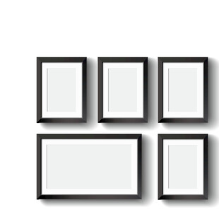 空白相框组合展示