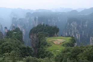 张家界奇峰绿意景观