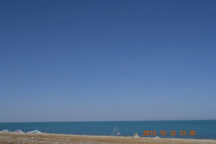 蓝天碧海沙滩美景