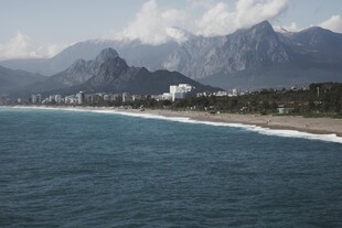 海滨风光 远山近水美景