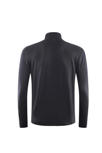 黑色立领长袖上衣展示