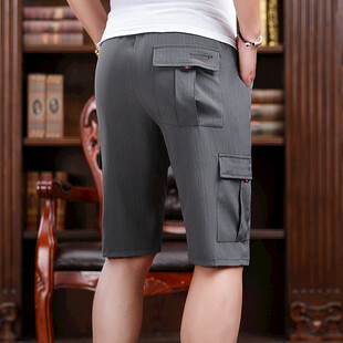 男士工装风休闲短裤展示