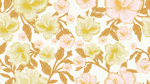 花卉图案背景柔美清新风