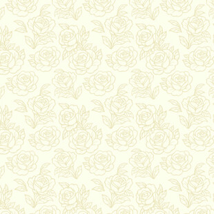 米黄色花卉纹理背景图案