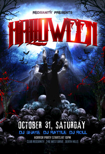 万圣节狂欢夜海报