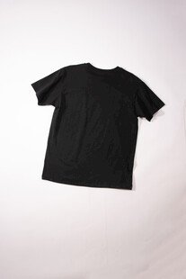 黑色纯棉短袖T恤