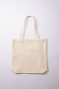 简约米色帆布手提袋