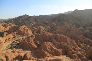 壮丽丹霞地貌景观