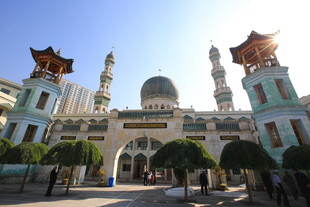 新疆乌鲁木齐大巴扎建筑景观