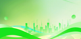 绿色动感城市背景图