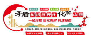 社区调解文化墙