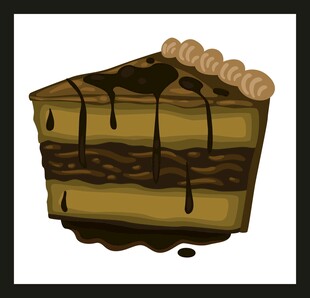 美味巧克力多层蛋糕