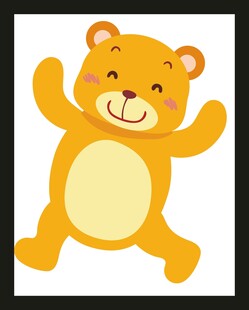 可爱小熊卡通形象