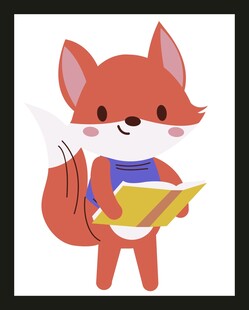 读书的小狐狸
