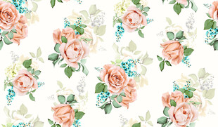 花卉图案背景清新唯美