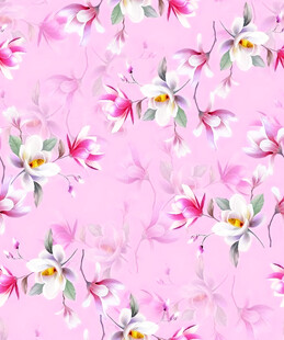 粉色花卉图案背景纹理