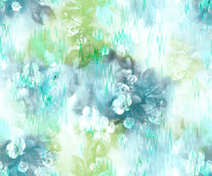 清新水彩花卉纹理背景