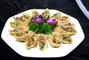 美味特色小吃拼盘