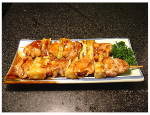 美味日式炸串摆盘精致