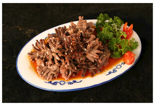 美味腰花摆盘精致