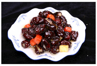 美味红烧猪蹄摆盘精致