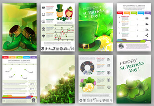 绿色清新系列宣传页设计