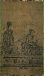 古代人物场景绘画