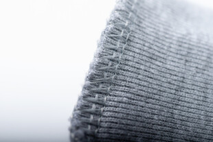 灰色织物纹理特写