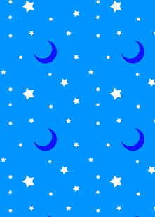 蓝色星空月亮图案背景