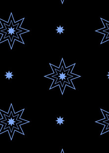 蓝色星形图案背景