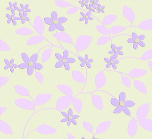 淡紫色花卉图案背景