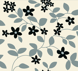 简约花卉图案背景