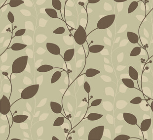 绿叶藤蔓图案背景纹理