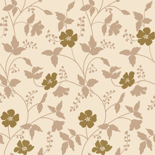 花卉藤蔓图案壁纸纹理