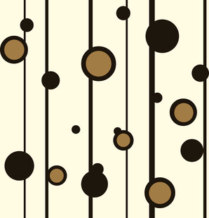 简约圆点线条几何图案