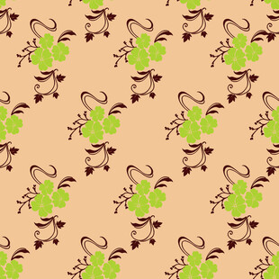 葡萄藤蔓图案背景纹理