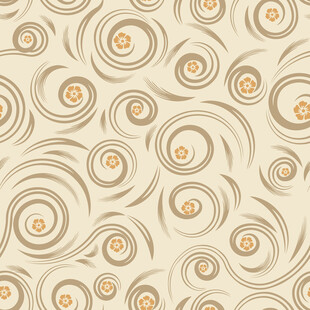 米色螺旋花纹背景图案