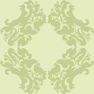 复古中式对称花纹图案