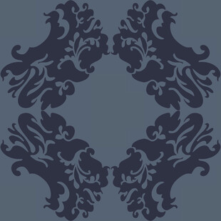 复古对称花纹图案